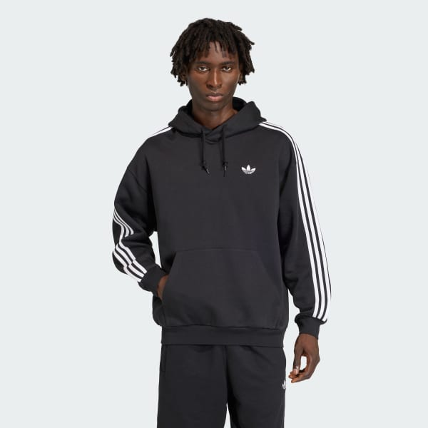 cierna MIKINA ADICOLOR CLASSICS 3-STRIPES HOODY