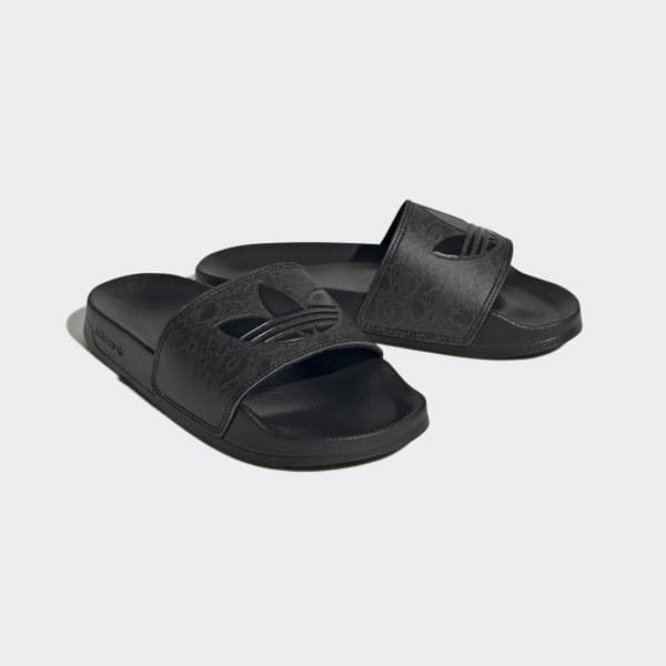 Đen Dép adilette Lite