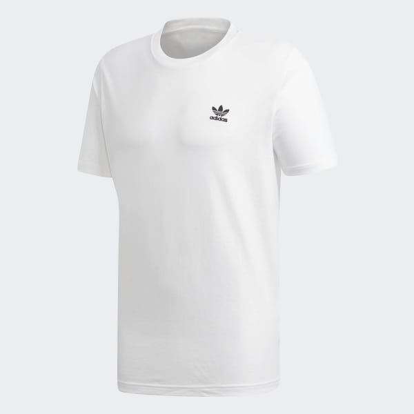 adidas trefoil white t shirt