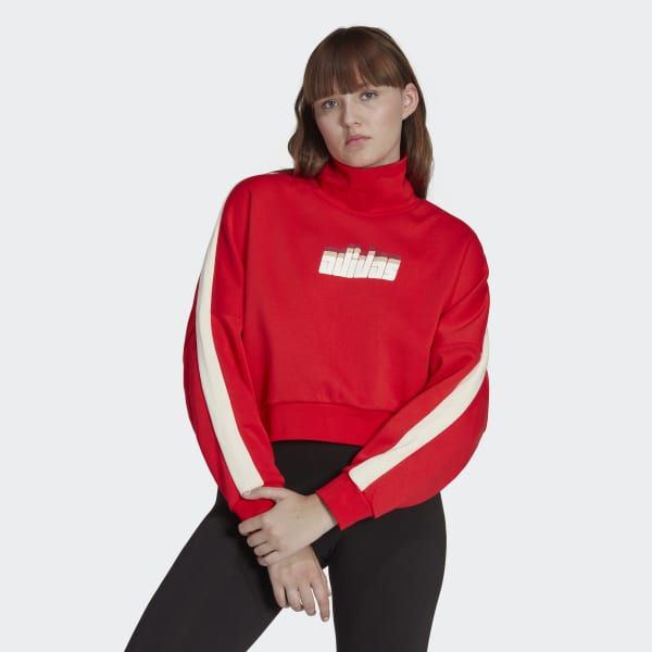 Red adidas Ski Chic Sweatshirt
