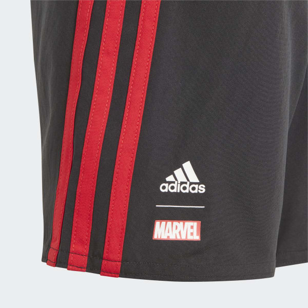Black adidas x Marvel Spider-Man Swim Shorts