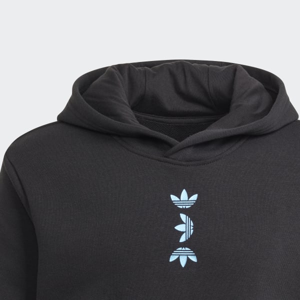 black adidas logo hoodie
