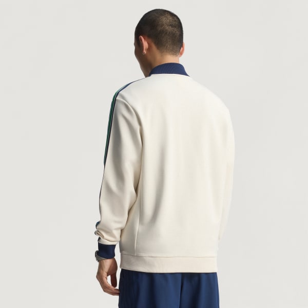 White 오리지널스 3S 쿼터집 스웨트셔츠