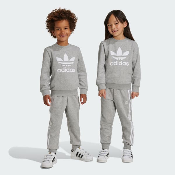 Grey kids adidas shop