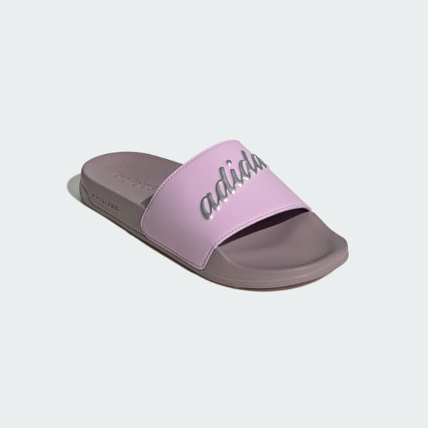 Purple Adilette Shower Slides