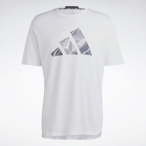 White Designed for Movement HIIT Training Tee