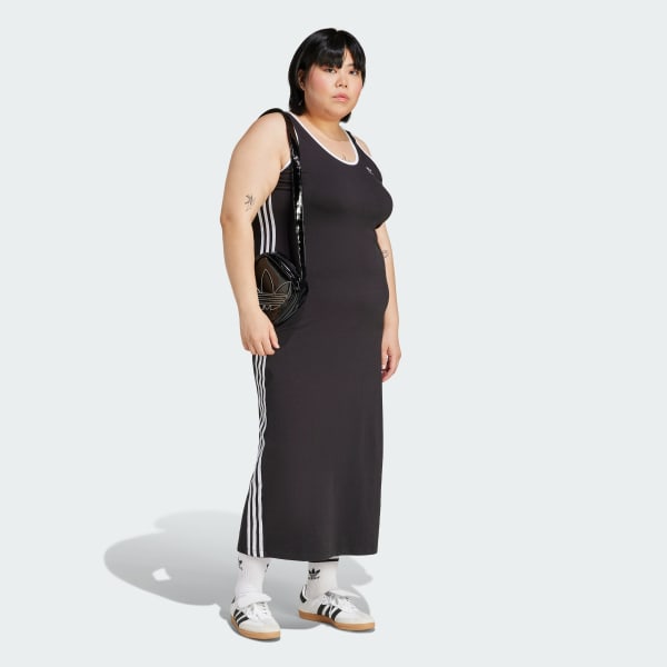 アディダス☆Adicolor 3-Stripes Tank Maxi Dress☆選べる3色 adidas Originals Adicolor 3-Stripes Tank Maxi Dress in black