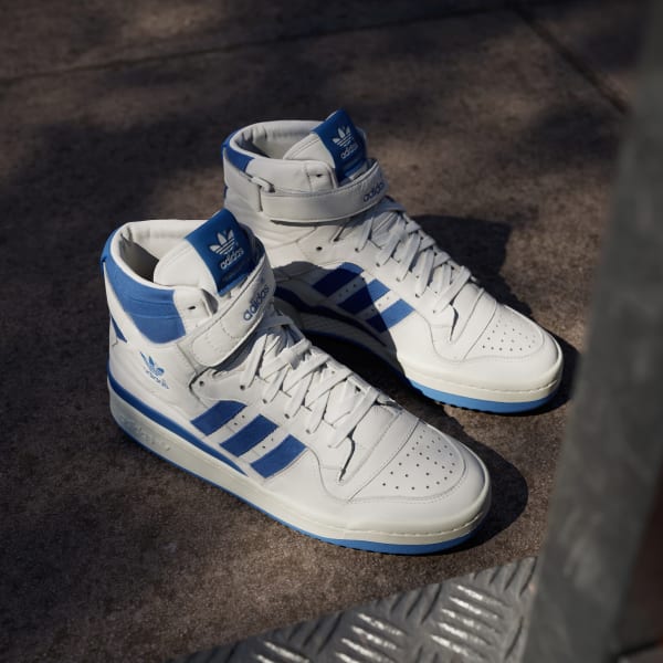 All white high top adidas 2025