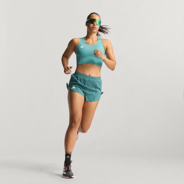Verde Polera Corta de Running Adizero Essentials