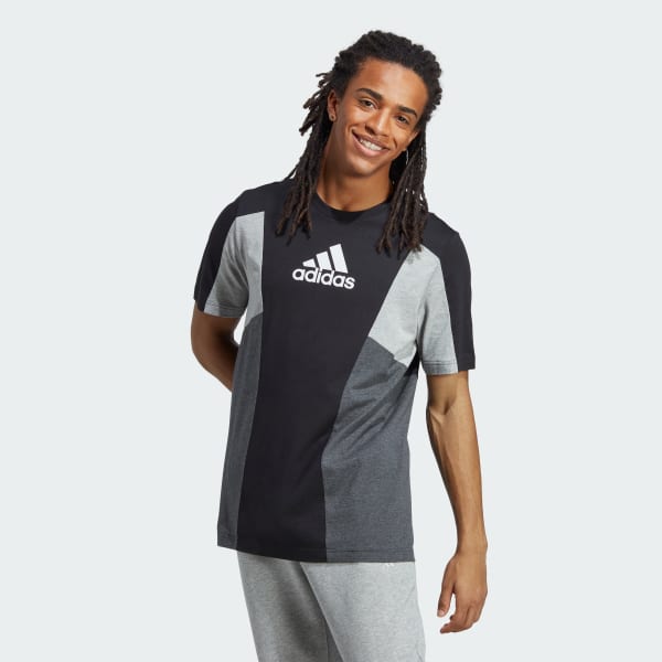 Negro Polo Essentials Colorblock