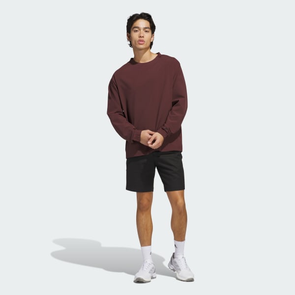 adidas Go-To Wind Crewneck Pullover - Burgundy | Free