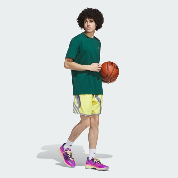 Verde Polera Hoops For All Estampada