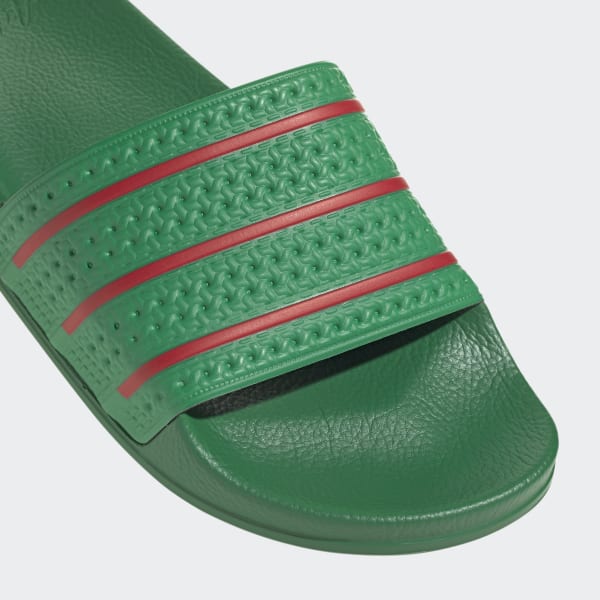 Adidas originals 2025 ojotas verdes