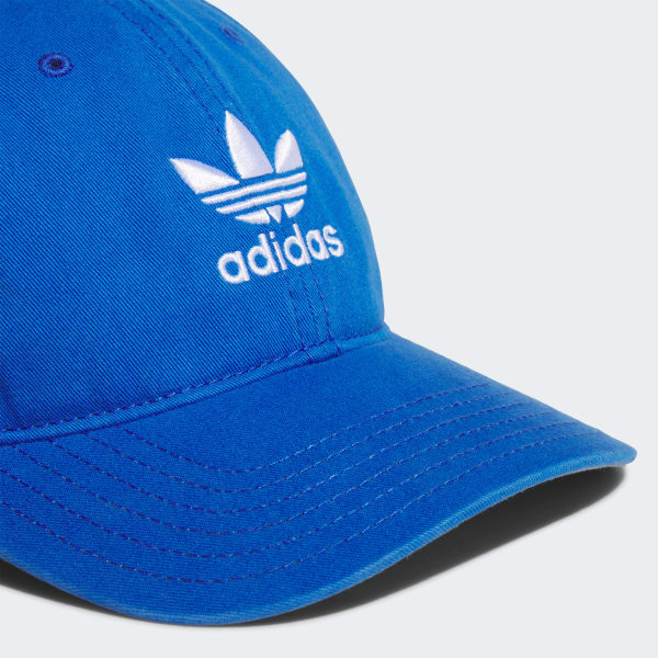 adidas Relaxed Strap-Back Hat - Blue | Free Shipping with adiClub