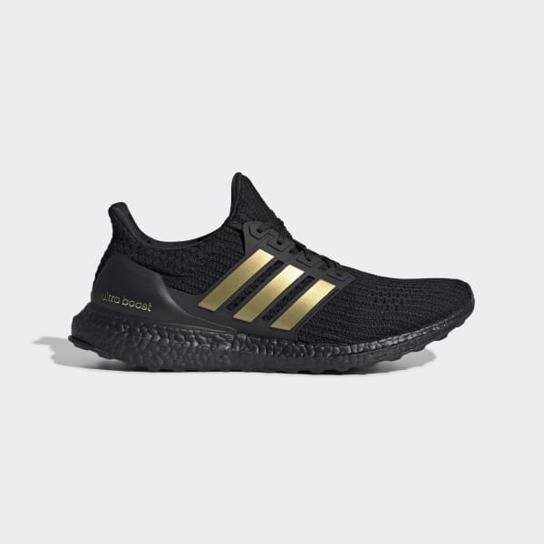 Adidas ultra boost black and gold clearance