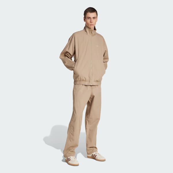 Green adidas Originals Woven Firebird Track Suit Jacket