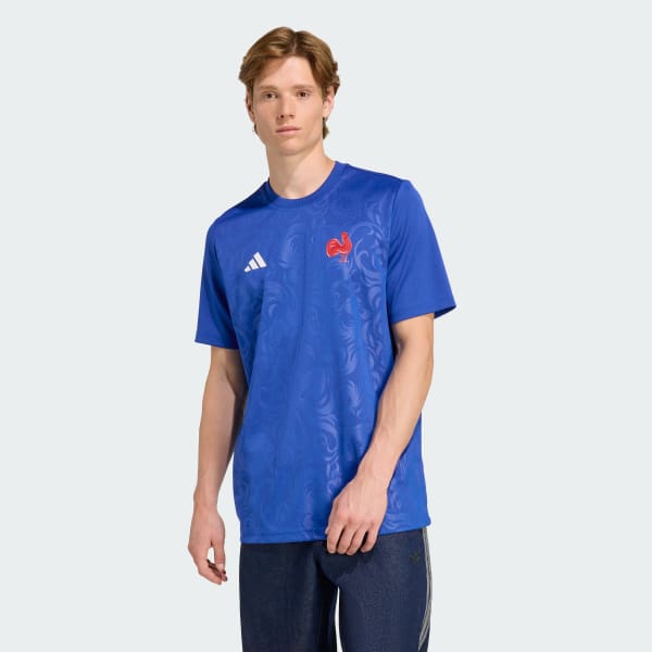 Bla France Supporter T-skjorte