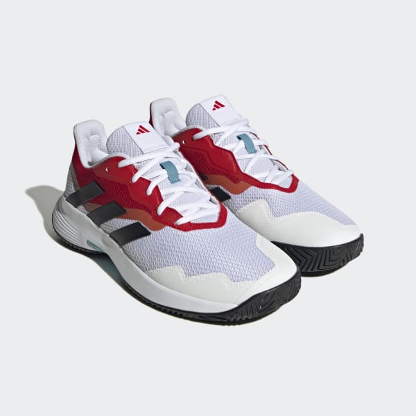 White CourtJam Control Tennis Shoes