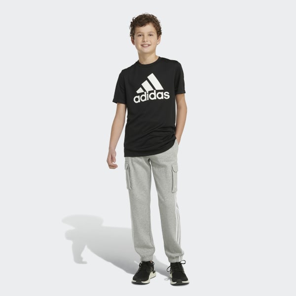 Ortografía guapo Párrafo adidas Cargo Fleece 3-Stripes Joggers - Grey | Kids' Training | adidas US