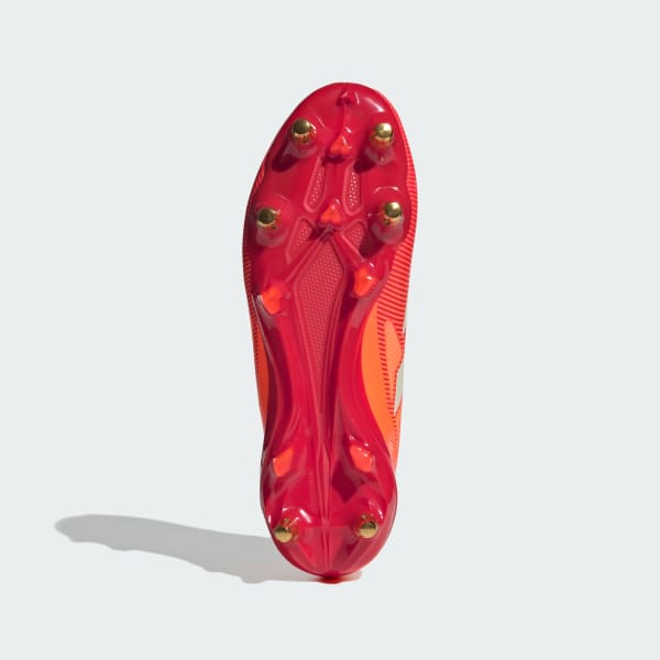 Red Adizero RS15 Pro Soft Ground Rugby Boots