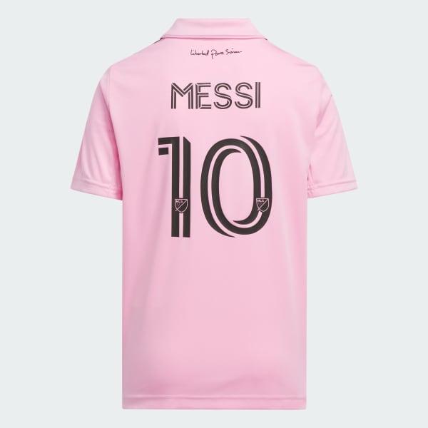 Rosa Camiseta Local Messi 10 Inter Miami CF 22/23 para Niños