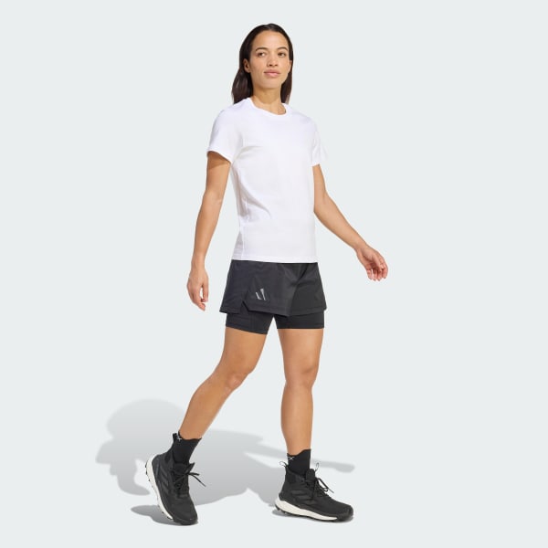 Schwarz Terrex Xploric 2-in-1-Shorts