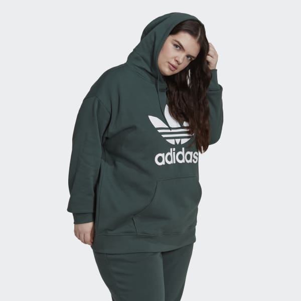 Green Trefoil Hoodie (Plus Size) IXZ98