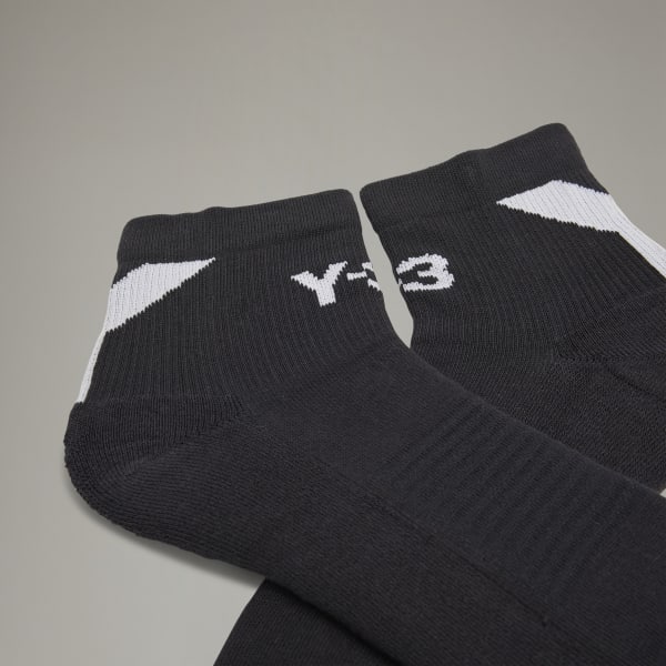 Black Y-3 Lo Socks