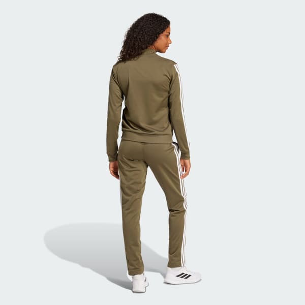 zelená Tepláková súprava Essentials 3-Stripes