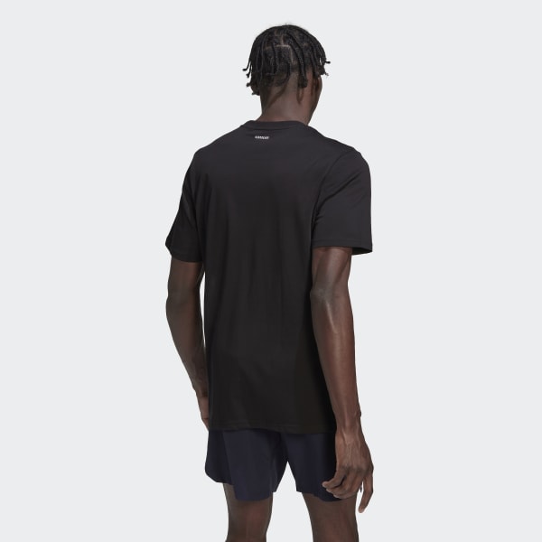 Negro Polo de Entrenamiento de Fuerza AEROREADY Estampado RG784