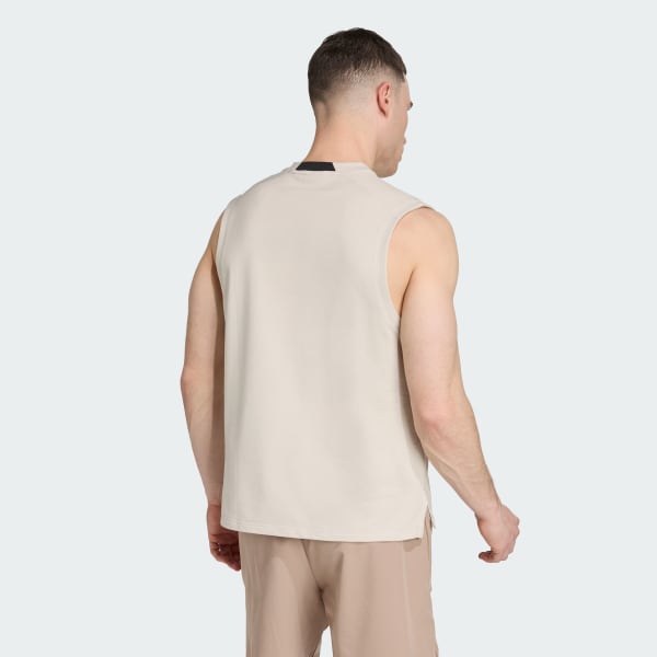 Bege Camiseta sem mangas D4T X
