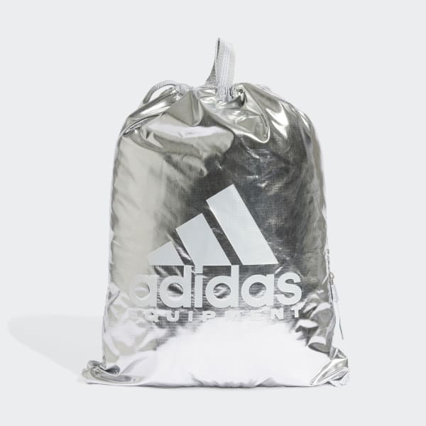 ◆DEINET◆ D STITCH PADDING GYM SACK IN SILVER DEINET D Stitch Padding Gym Sack - Silver | 하이츠스토어