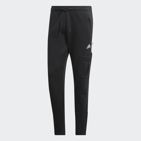 Black Future Icons Fleece Cargo Joggers
