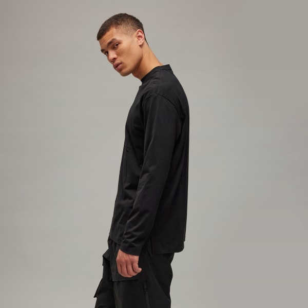 Black Y-3 긴팔 티