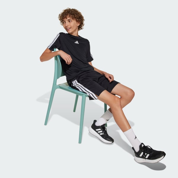Negro Polera Train Essentials 3 Tiras Niños
