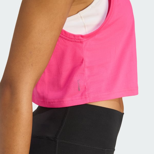 *p(R)ojectR® M5V Track Top adidas Train Essentials Boxy Workout Tank Top - Pink | Free