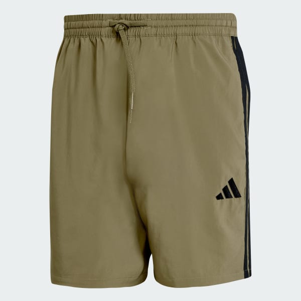 Green Essential 3-Stripes Chelsea Shorts