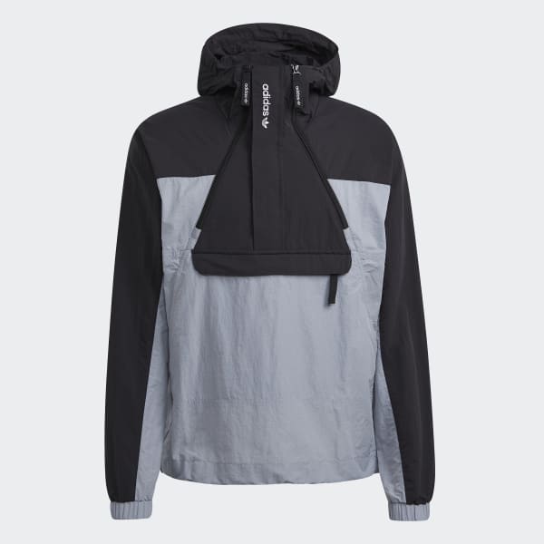 zwart adidas Adventure Mishmash Blocked Shell Jack