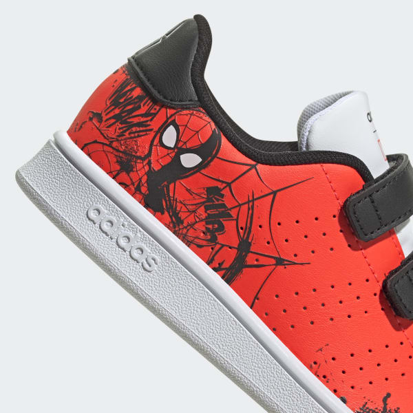 Rood adidas x Marvel Spider-Man Advantage Schoenen LUQ14
