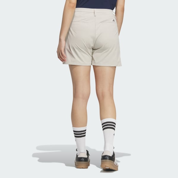 ベージュ スリーストライプス 5インチ ショーツ