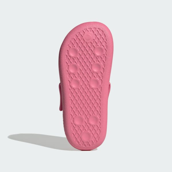 Pink Adifom Adilette Slides Kids