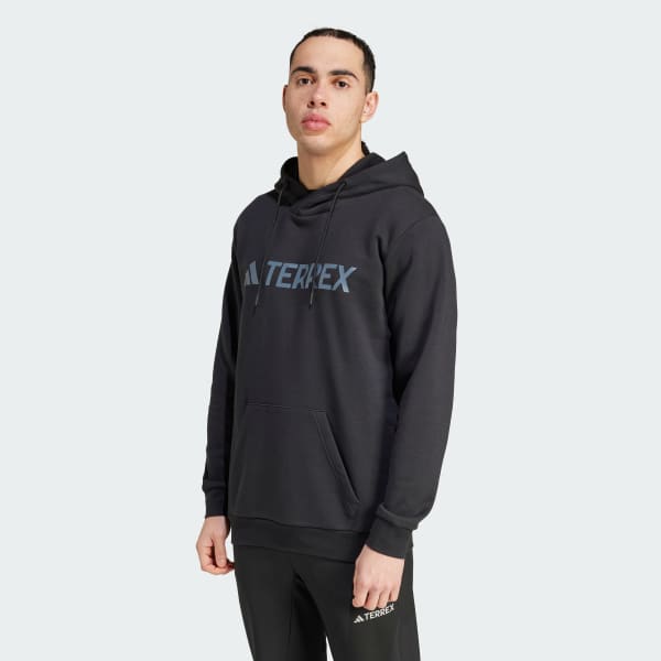 Polera con Capucha Terrex Multi Logo Grande Negro adidas
