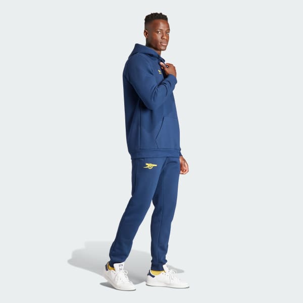 adidas Arsenal FC Essentials Trefoil Tracksuit Pants 2023/24 - Navy Blue &  Gold