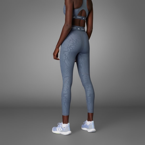 Μαύρο Techfit Printed 7/8 Leggings