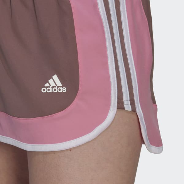 paars Marathon 20 Colorblock Hardloopshort DI411
