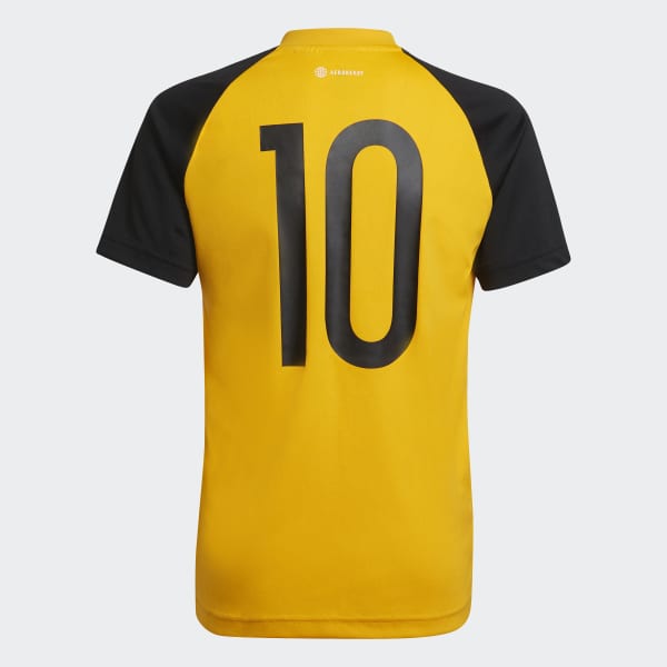 Dorado Camiseta Messi 10 F0298