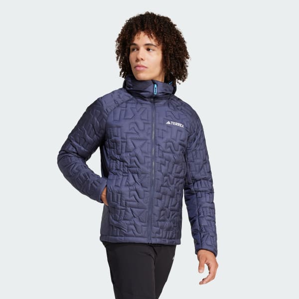Blu Giacca Terrex Xperior PrimaLoft Loose Fill Insulated Hooded
