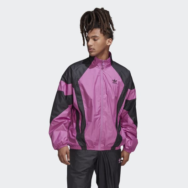 Lilla adidas Rekive Graphic træningsjakke TV721