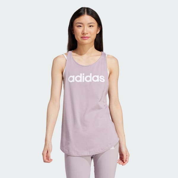 Adidas logo tank store top