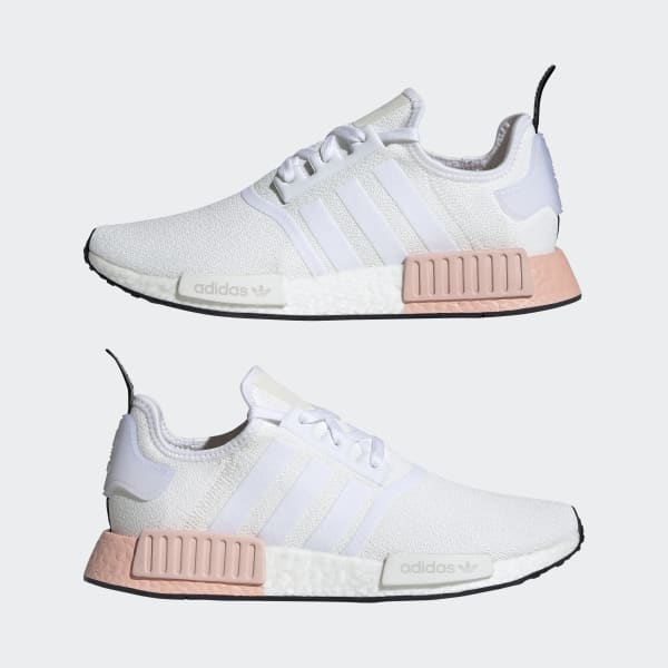 Adidas nmd branco com rosa top